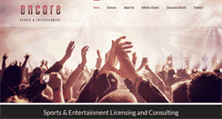 Desktop Screenshot of encoresports.com